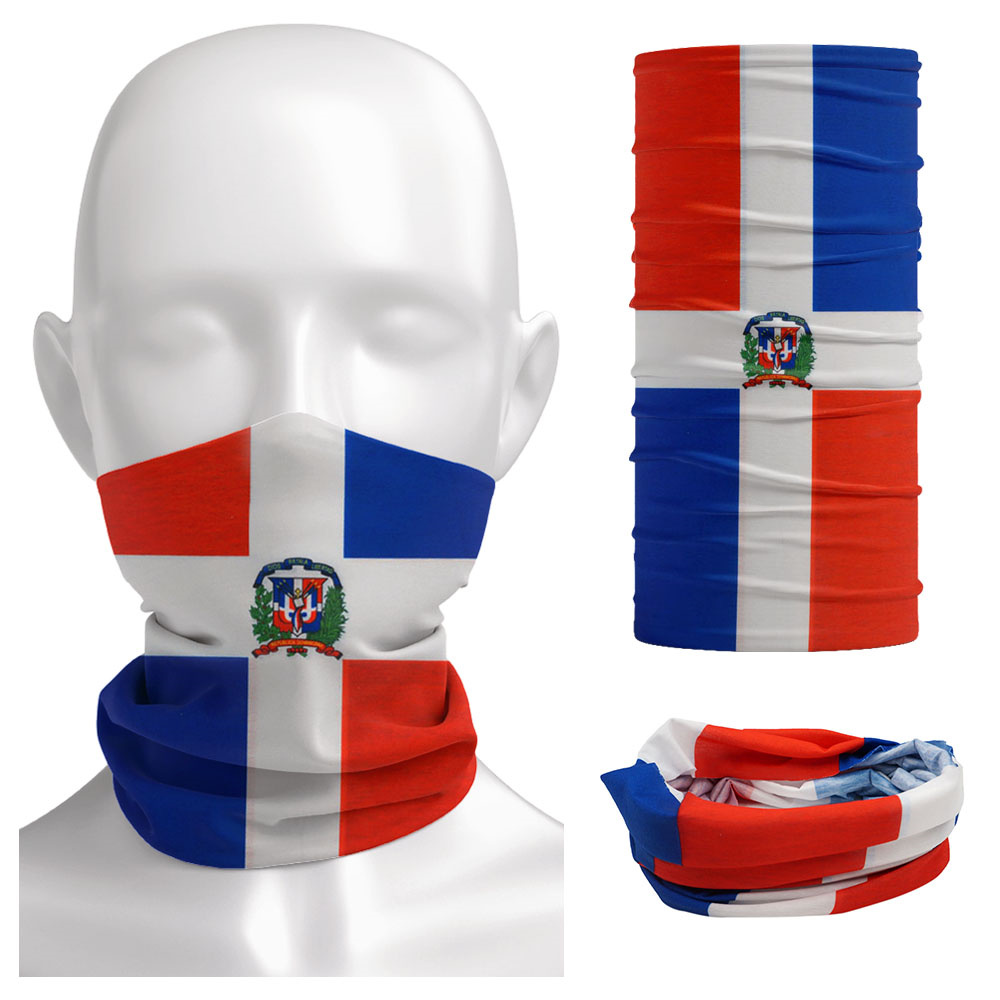 Gear In Cycling - Dominica Bandana Bandeira Nacional Sem Costura