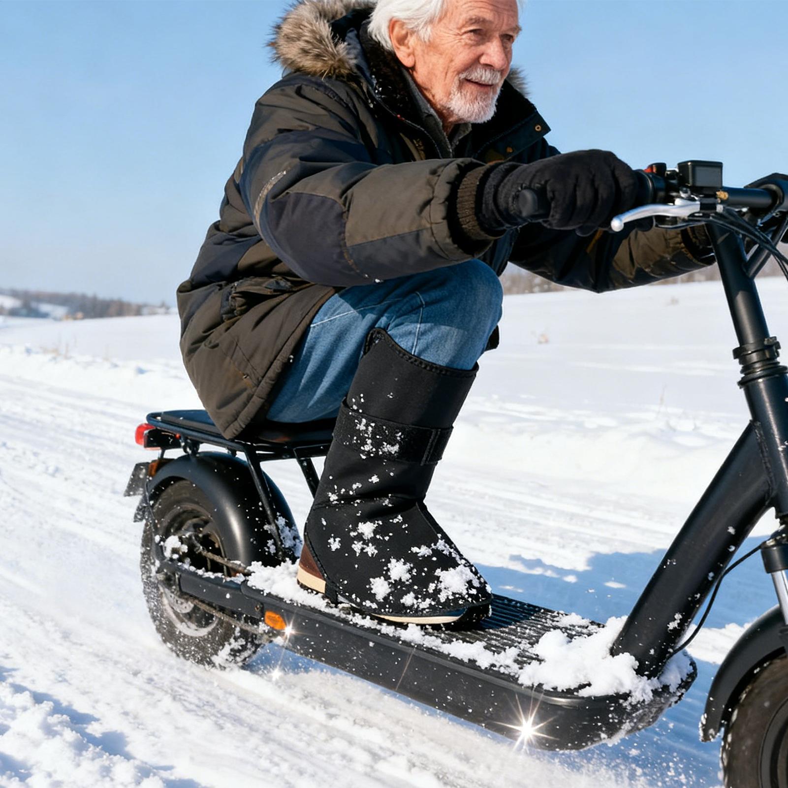 Cycling Gear In Winter - Capas para sapatos de ciclismo, à