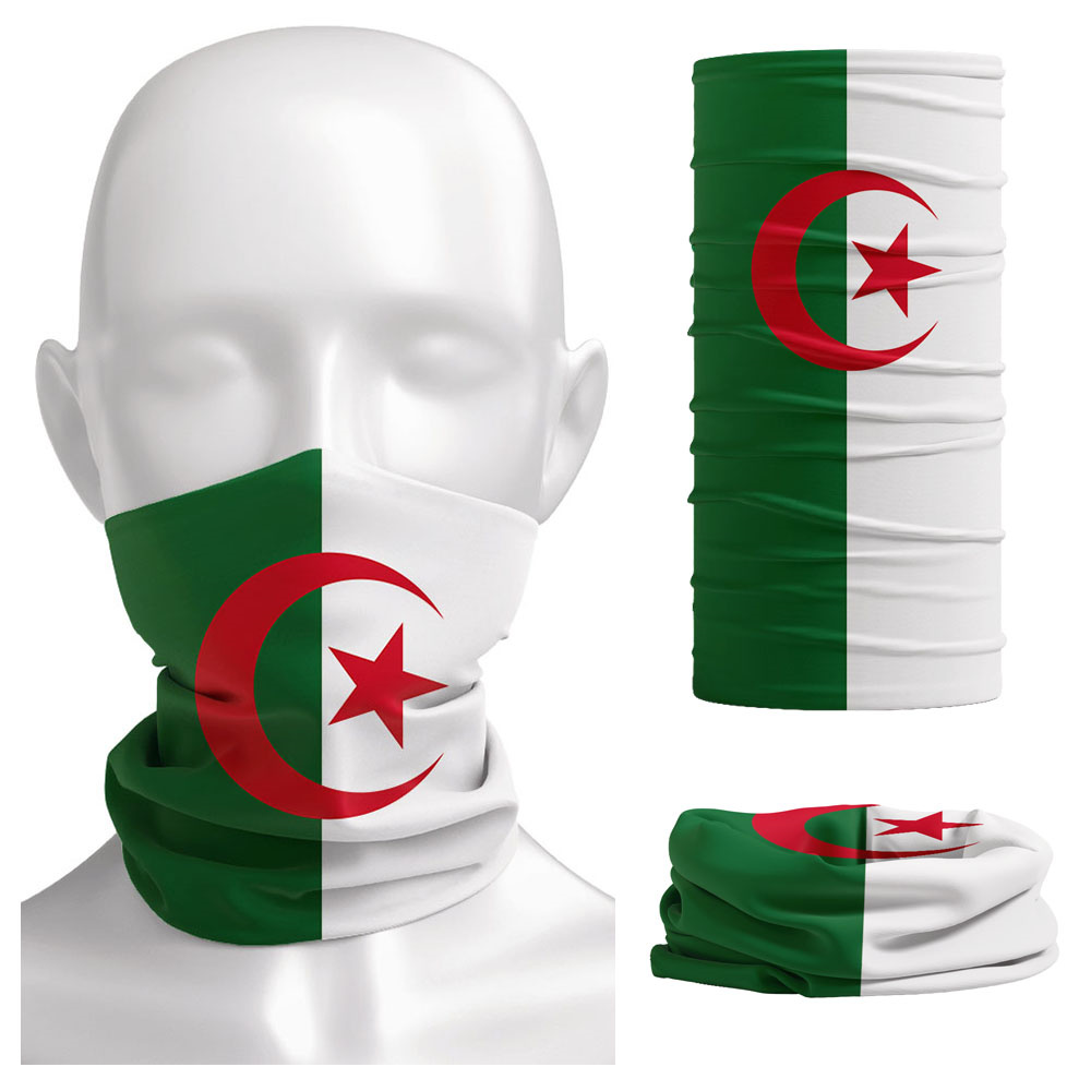 Gear In Cycling - Bandeira da Argélia impressa bandana headwear
