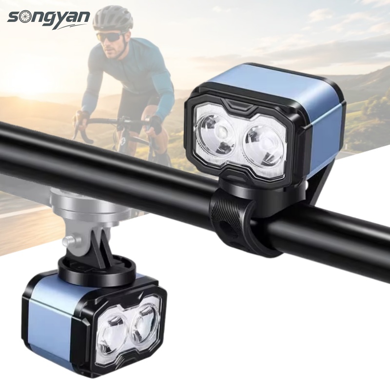 Cycling Gear Display - Lanterna Frontal de Bicicleta em Liga