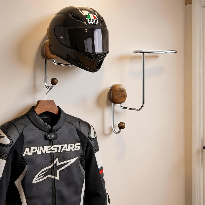 Cycling Gear Display - Suporte de Parede para Capacete Sem
