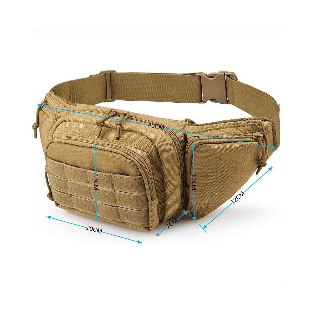 Cycling Gear Storage - Bolsa Tática de Cintura Impermeável, Bolsa