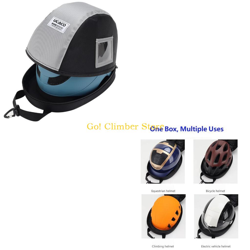 Cycling Gear Storage - Bolsa transporte capacete acolchoado Q84C para