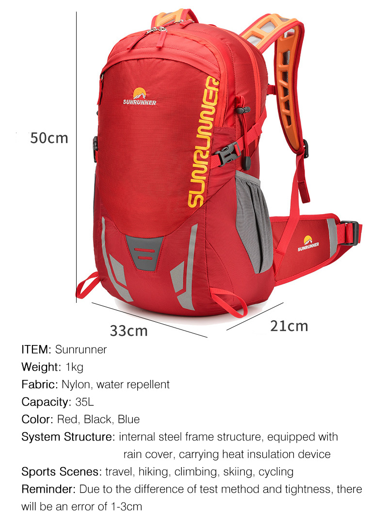 Mochila de caminhada 35l, gran - Cycling Gear Storage avaliação e preço