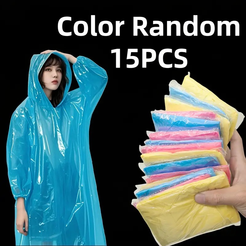 Poncho de chuva transparente d - Cycling Gear Storage avaliação e preço