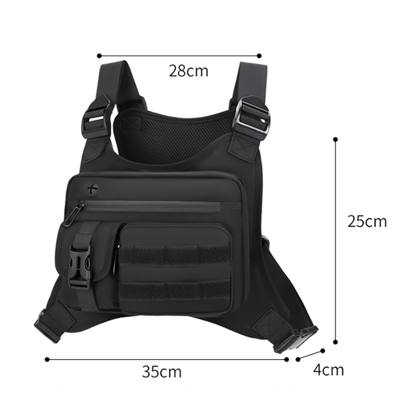 Bolsa Tática de Peito Masculin - Cycling Gear Storage avaliação e preço