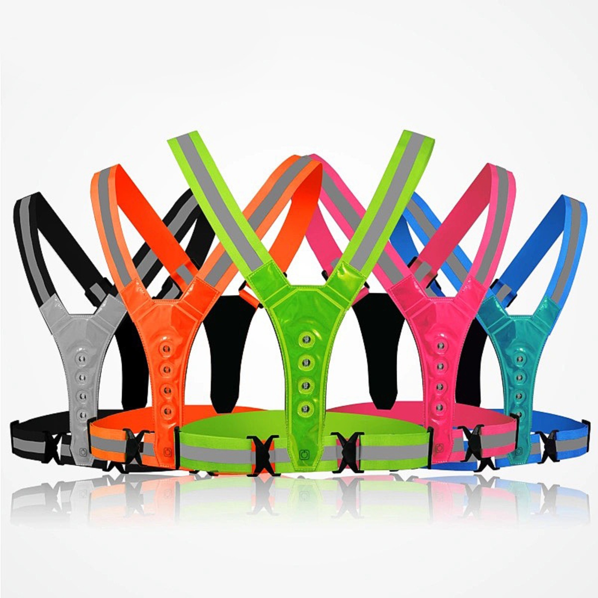 Colete de segurança LED ajustá - Cycling Gear In Winter avaliação e preço