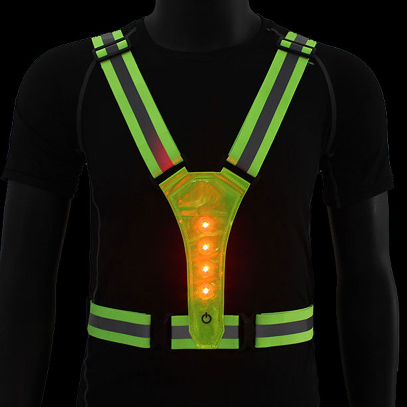 Colete de segurança LED ajustá - Cycling Gear In Winter avaliação e preço