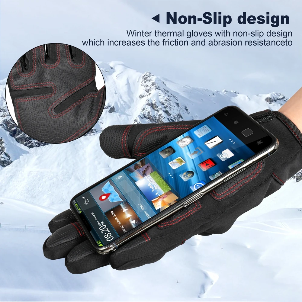 Inverno luvas da motocicleta t - Cycling Gear Display avaliação e preço