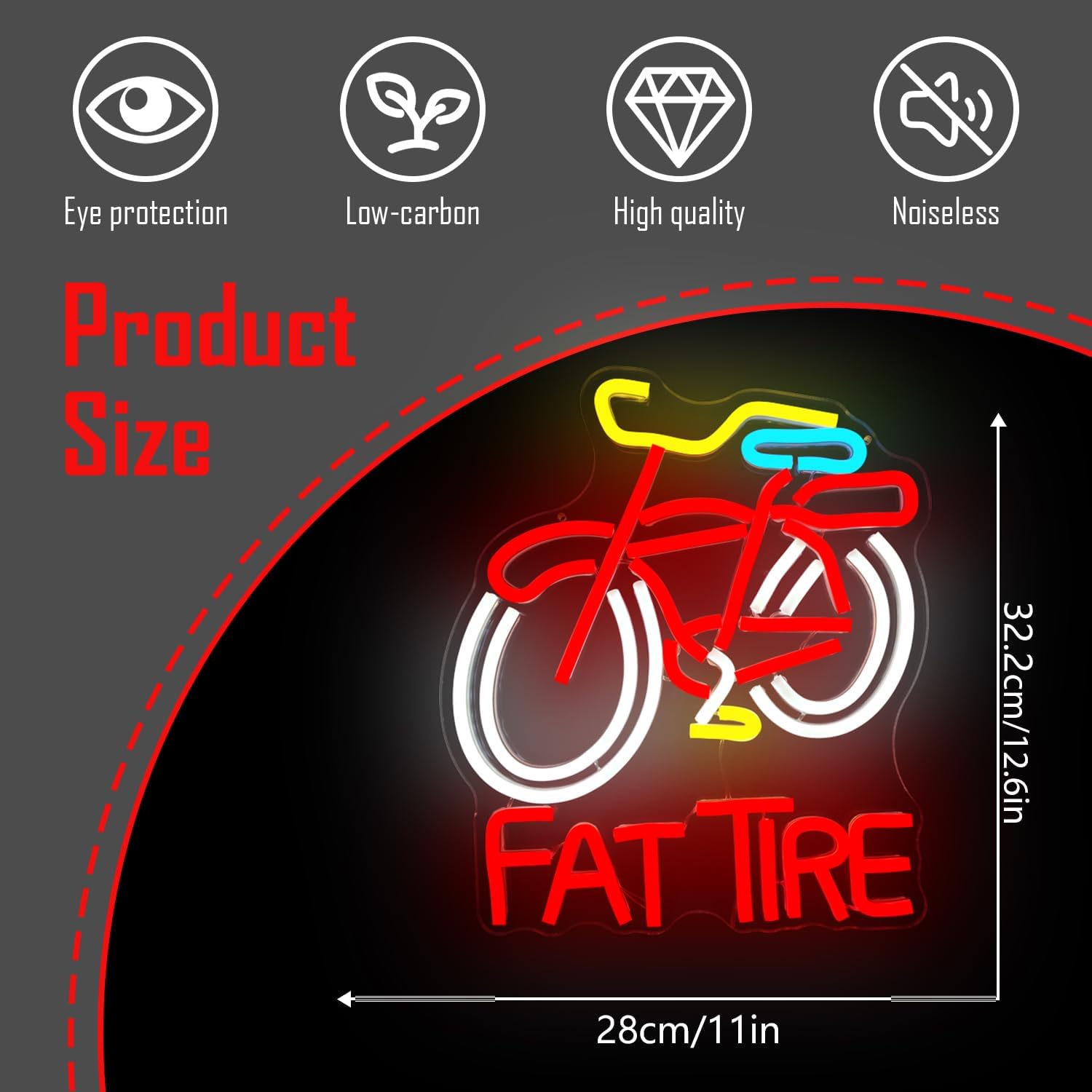 Letreiro de LED Neon para Bici - Cycling Gear Store avaliação e preço